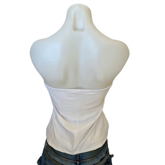525 America White Tube Top LARGE Long Strapless Bodycon Bandeau Revolve $68 NEW - Picture 6 of 8